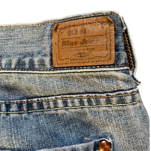 Old Navy Ultra Low Waist Boot Cut Blue Jeans - Picture 5 of 5